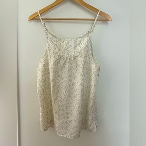Spaghetti strap Prana tencel top with adjustable straps
